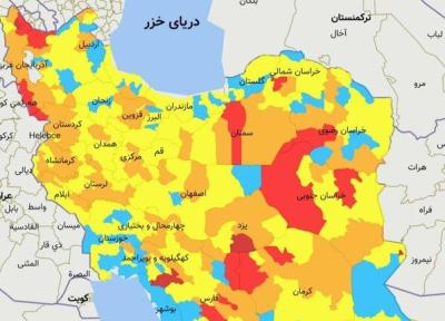 شرایط کرونایی بوشهر یکپارچه آبی شد
